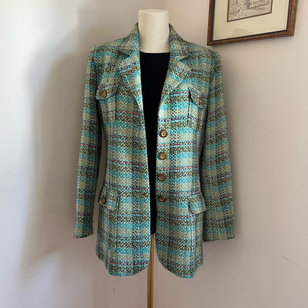 Cute oversized tweed blazer